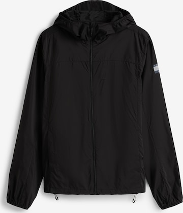 Tommy Jeans Преходно яке в черно: отпред