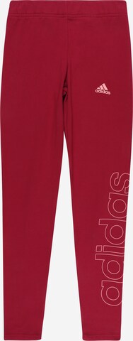 Skinny Pantaloni sportivi 'Lin' di ADIDAS SPORTSWEAR in rosso: frontale
