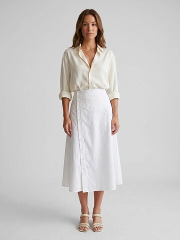 Jupe 'Layla' americandreams en blanc : devant