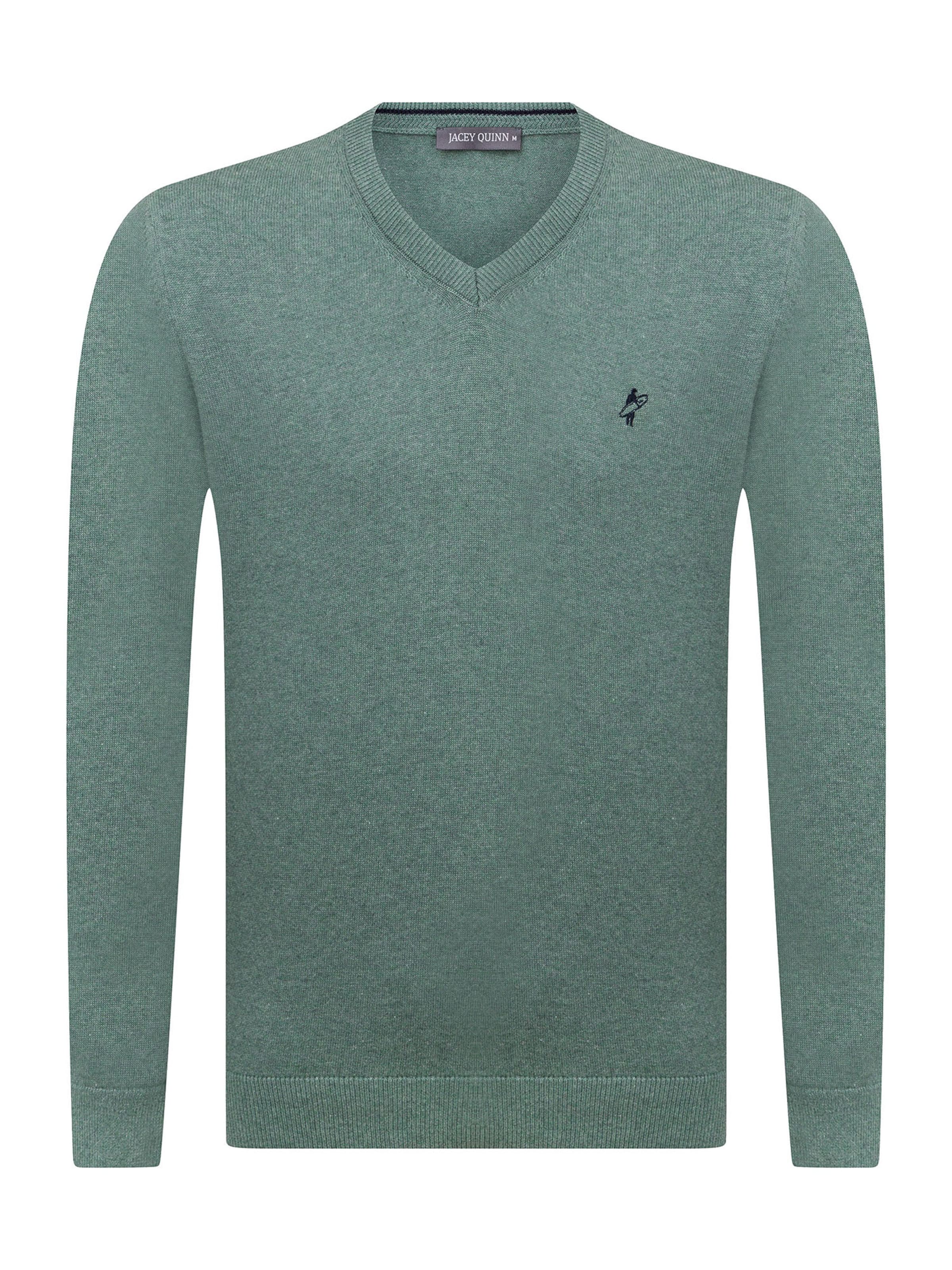 Jacey Quinn Neulepaita värissä vihreä: etupuoli