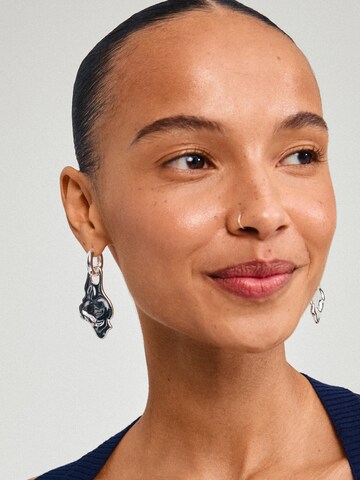 Pilgrim Earrings 'Starlight' in Silver: front