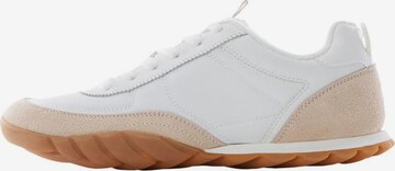 MANGO Sneakers 'Delta' in White: front