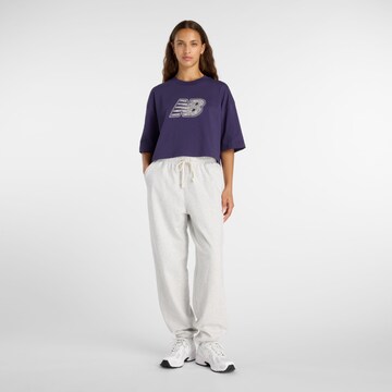 new balance - Camisa oversized em roxo
