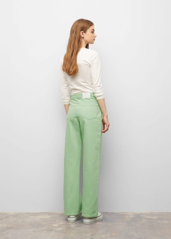 MANGO TEEN Wide leg Jeans in Green