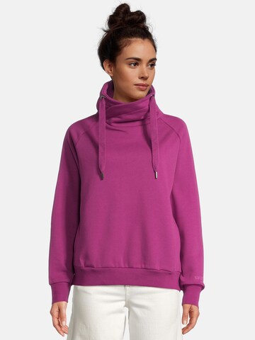 salzhaut Sweatshirt 'SCHARNTÜDER' in Lila: voorkant
