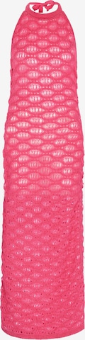 Robes en maille 'Festival' IZIA en rose : devant