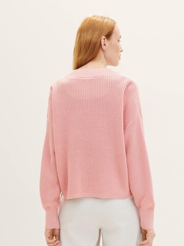 Cardigan TOM TAILOR DENIM en rose