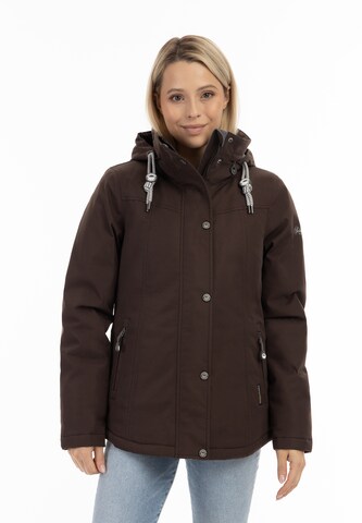 Schmuddelwedda Performance Jacket 'Yepa' in Brown: front