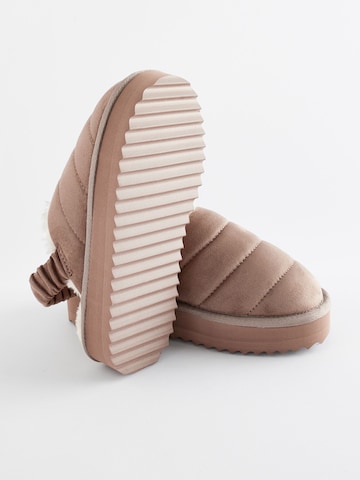 Pantoufle Next en marron