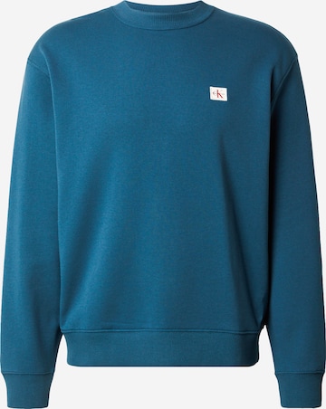 Calvin Klein Jeans Majica | modra barva: sprednja stran