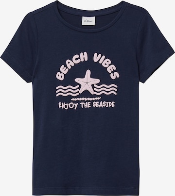 s.Oliver T-Shirt in Blau: Vorderseite