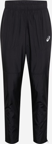 Tapered Pantaloni sportivi di ASICS in nero: frontale