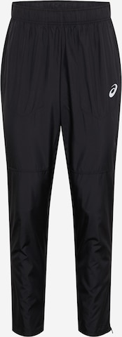 ASICS Športne hlače | črna barva: sprednja stran