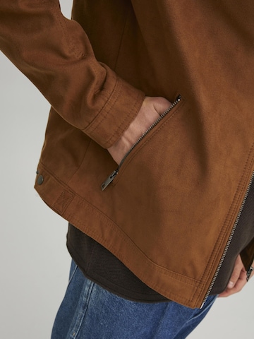 JACK & JONES Regular fit Between-season jacket 'JCORocky' in Brown