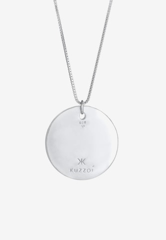 KUZZOI Halskette 'Geo' in Silber