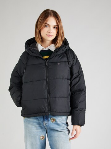 Tommy Jeans Зимняя куртка 'VAIL' в Черный: спереди