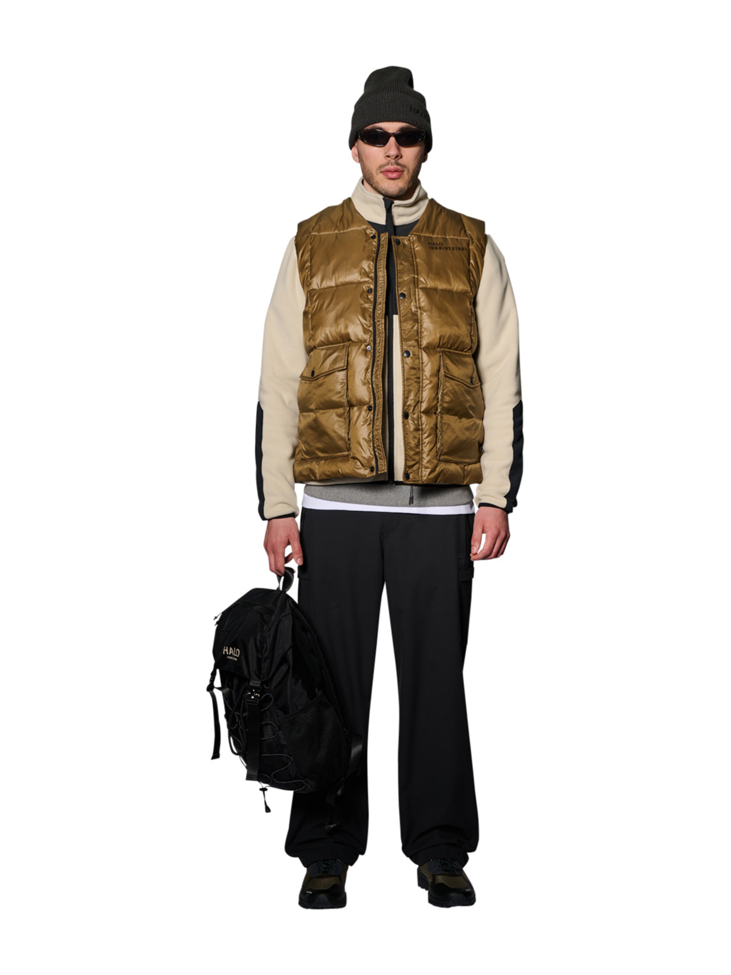 HALO Bodywarmer 'Gilet' in Bruin