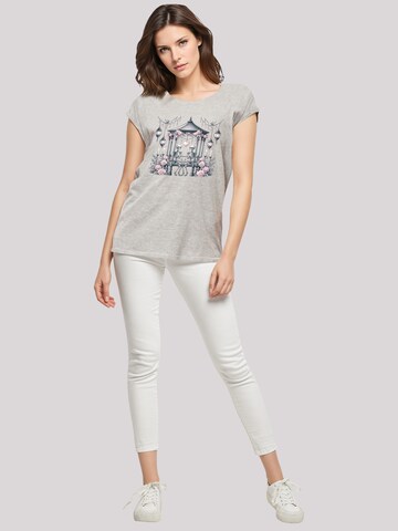 T-shirt 'Skelett Paar Valentinstag' F4NT4STIC en gris