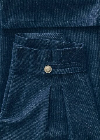 MANGO KIDS Wide Leg Hose 'Nara' in Blau