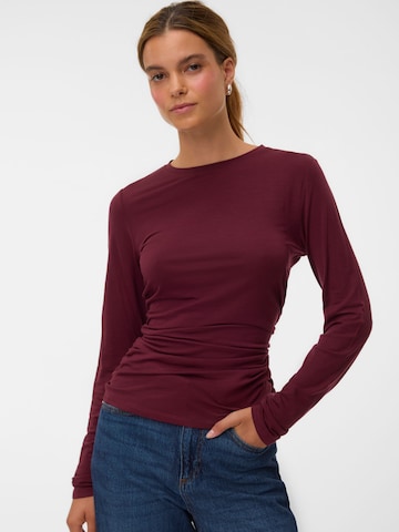 VERO MODA Shirt 'VMAva Sarah' in Rot: Vorderseite