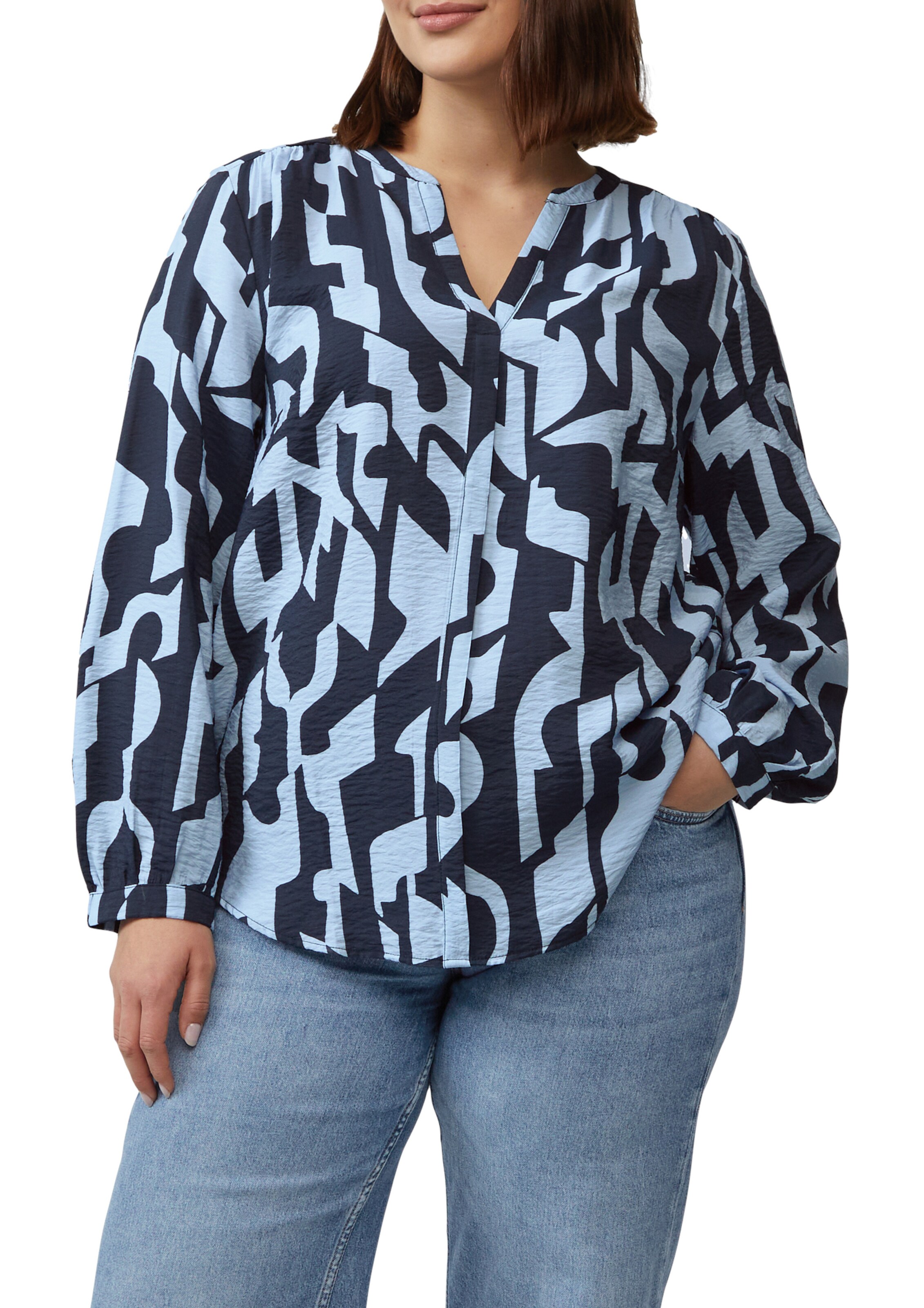 s.Oliver Red Label Plus Blouse in Blue