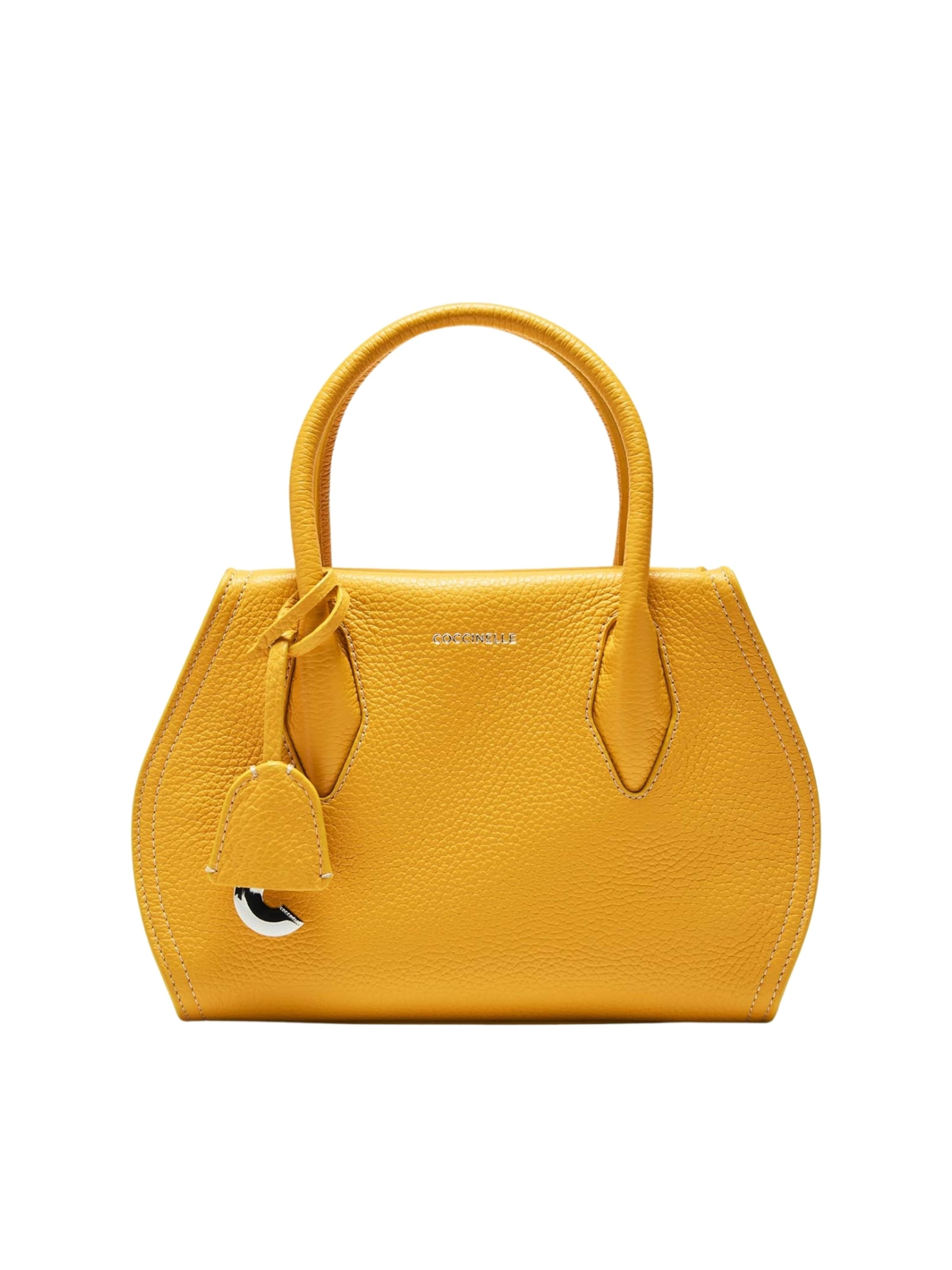 Coccinelle Handbag 'Coccinelle Lord 5' in Yellow: front