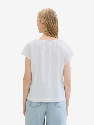 TOM TAILOR - Blusa em branco