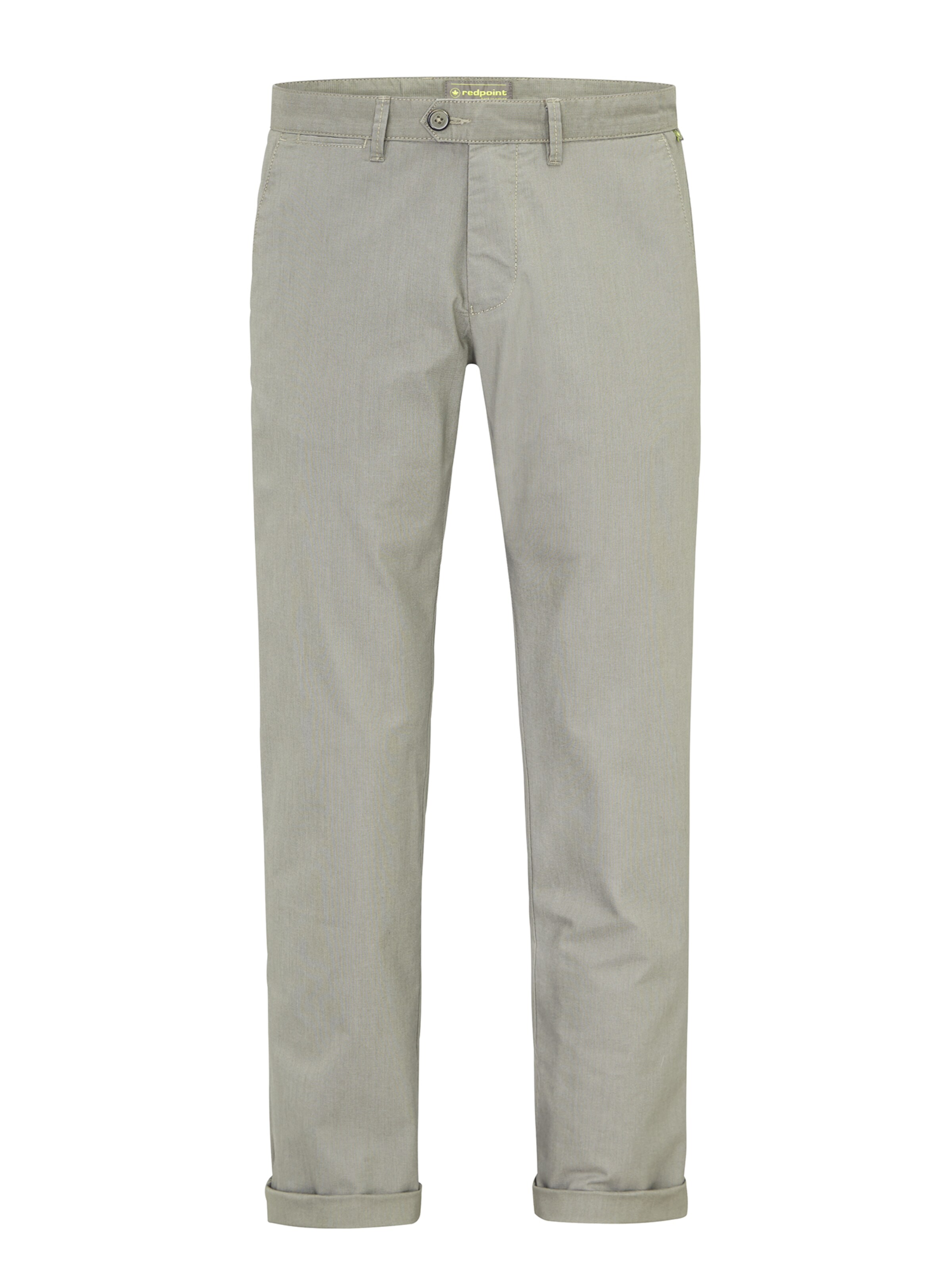 REDPOINT Slimfit Chinohose in Grün: Vorderseite