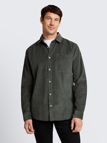 TOM TAILOR - Ajuste regular Camisa en verde: frente