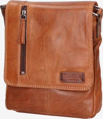 Santini Firenze Crossbody Bag in Brown