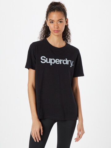 Maglietta di Superdry in nero: frontale