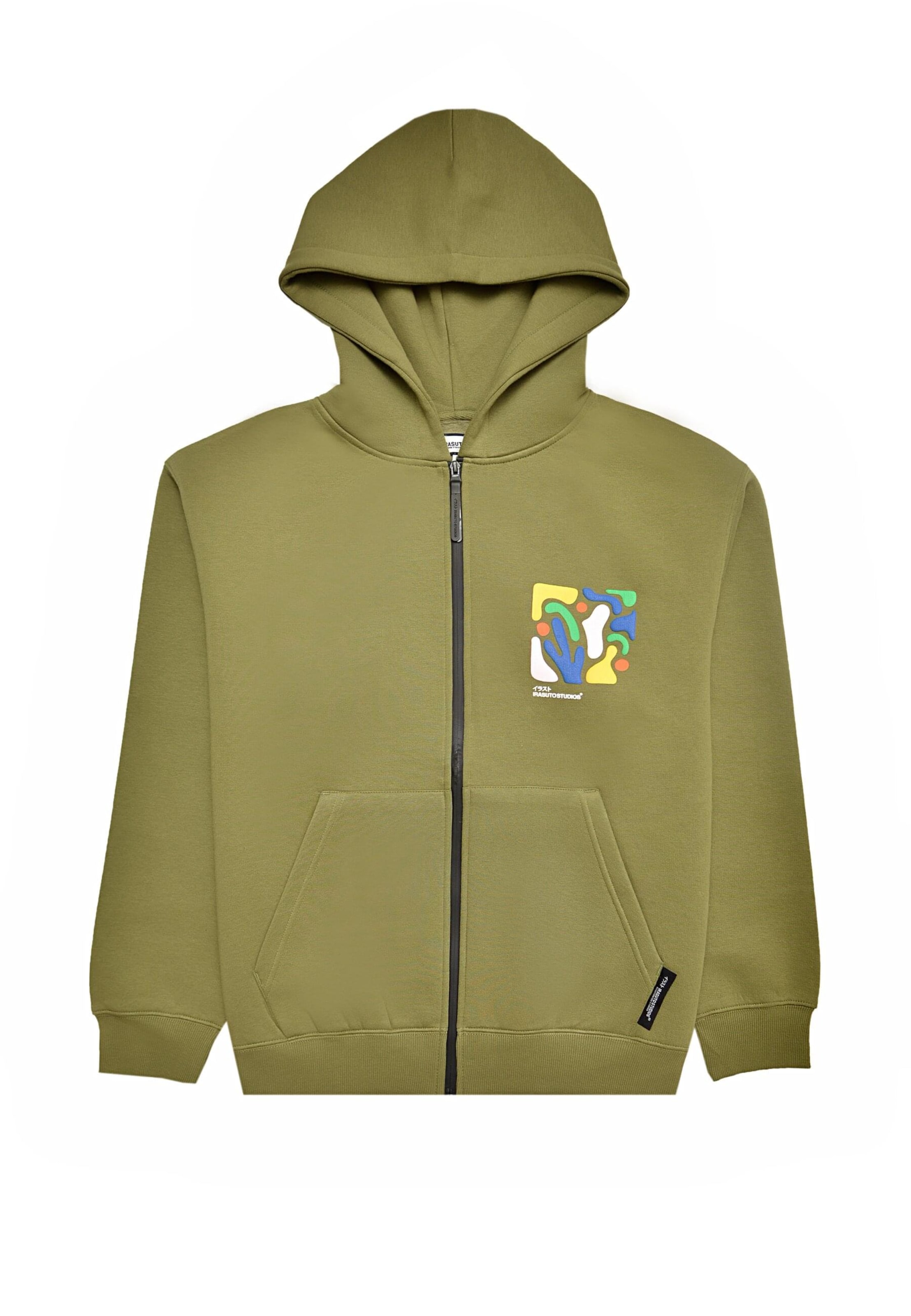 Veste de survêtement Irasuto Studios en vert : devant