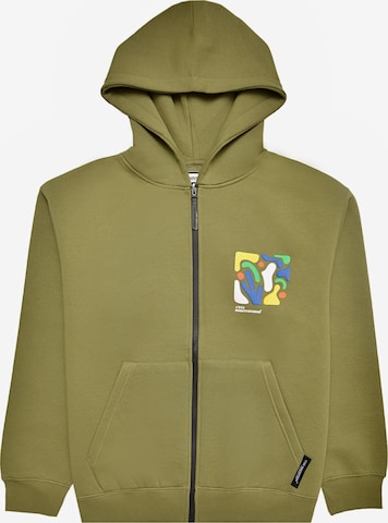 Veste de survêtement Irasuto Studios en vert : devant