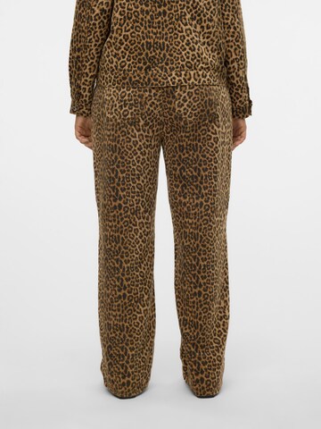 Vero Moda Curve Wide leg Jeans 'VMCTESSA' in Beige