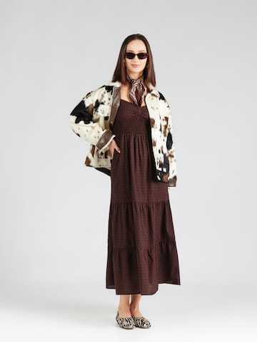 HOLLISTER Jurk in Bruin