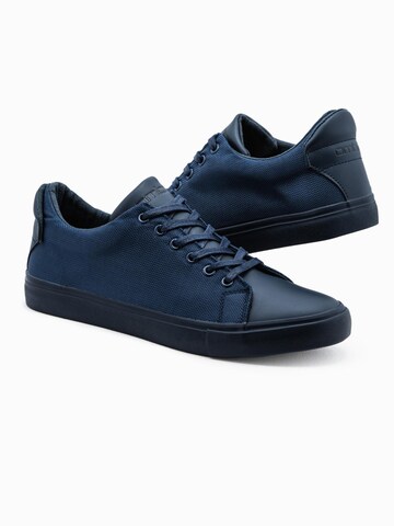 Baskets basses Ombre en bleu