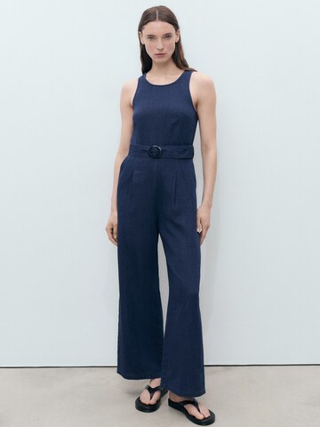 MANGO Jumpsuit 'NAXOS' i blå