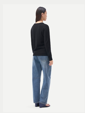 GOBI Cashmere - Jersey 'Women's Timeless Cashmere V-Neck Sweater' en negro