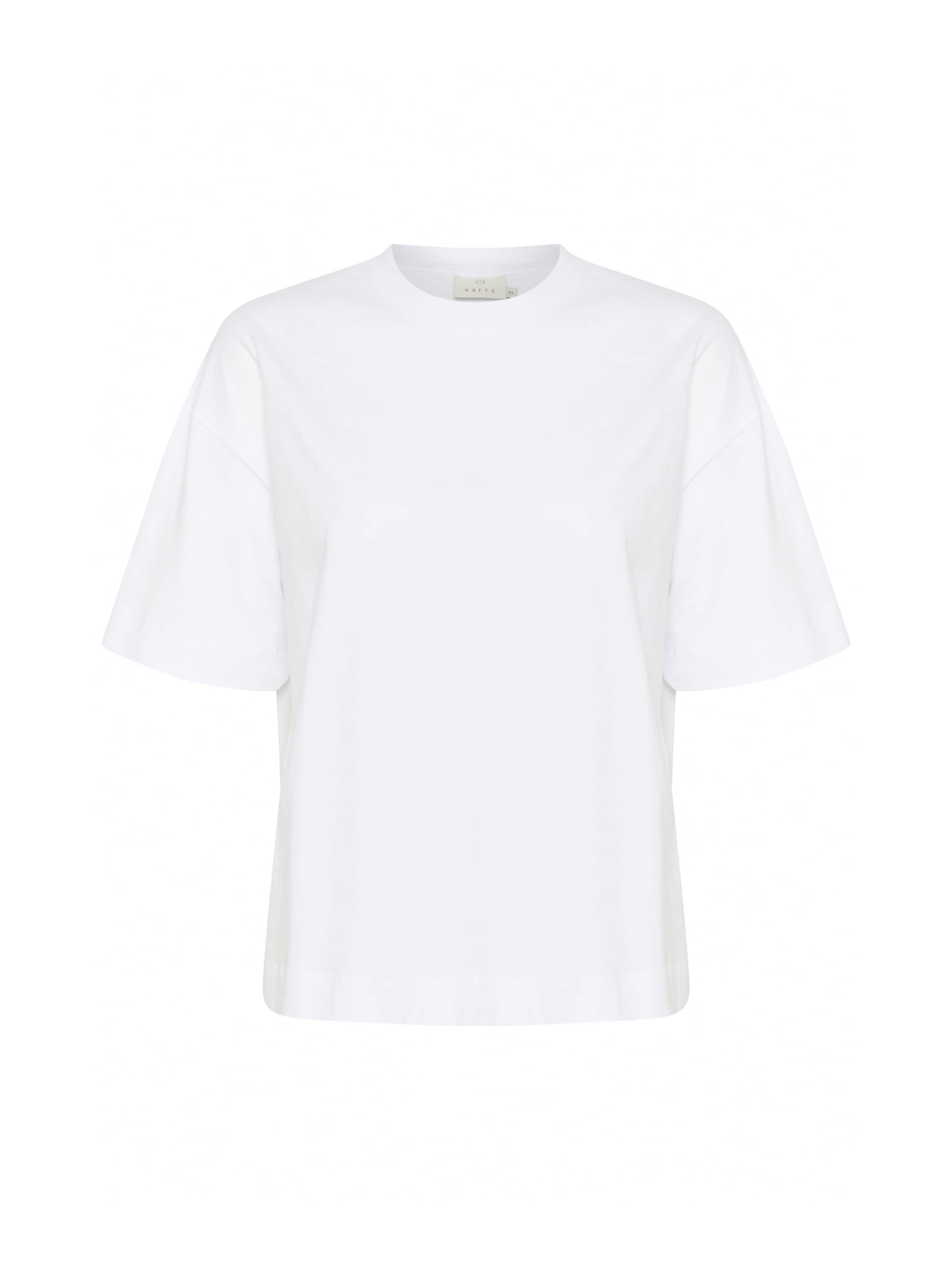 T-shirt 'KATomina' Kaffe en blanc : devant