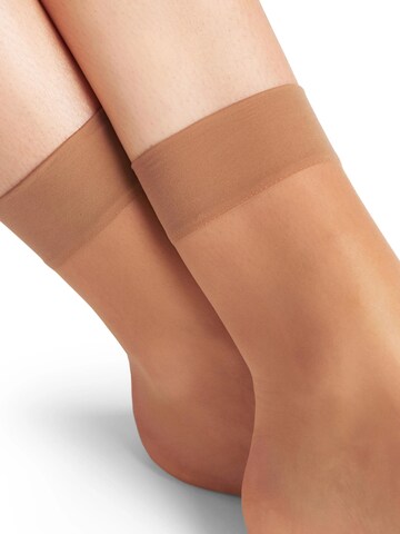 FALKE Socken 'Seidenglatt'‌‌‌ in Gelb