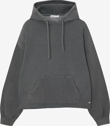 Sweat-shirt Pull&Bear en gris : devant