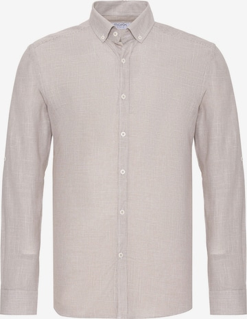 Moxx ParisSlim Fit Košulja - bež boja: prednji dio