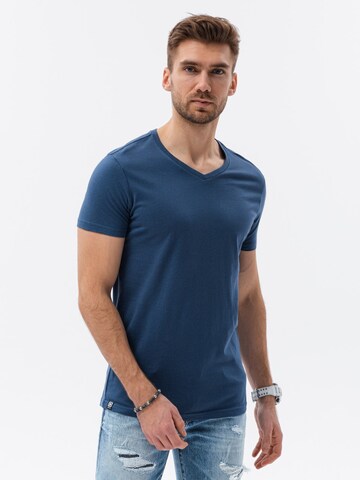 Ombre Shirt 'S1369' in Blauw: voorkant