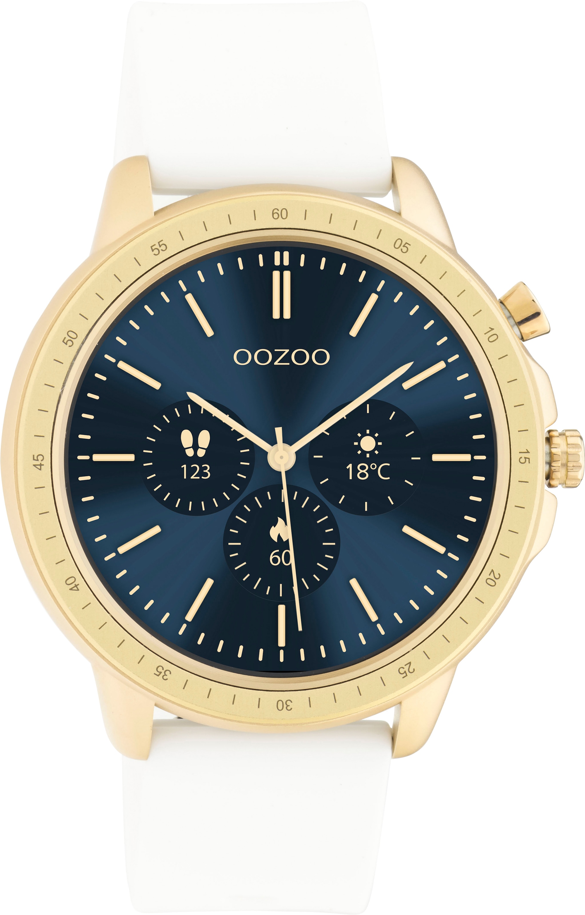 OOZOO Smartwatch in Weiß 