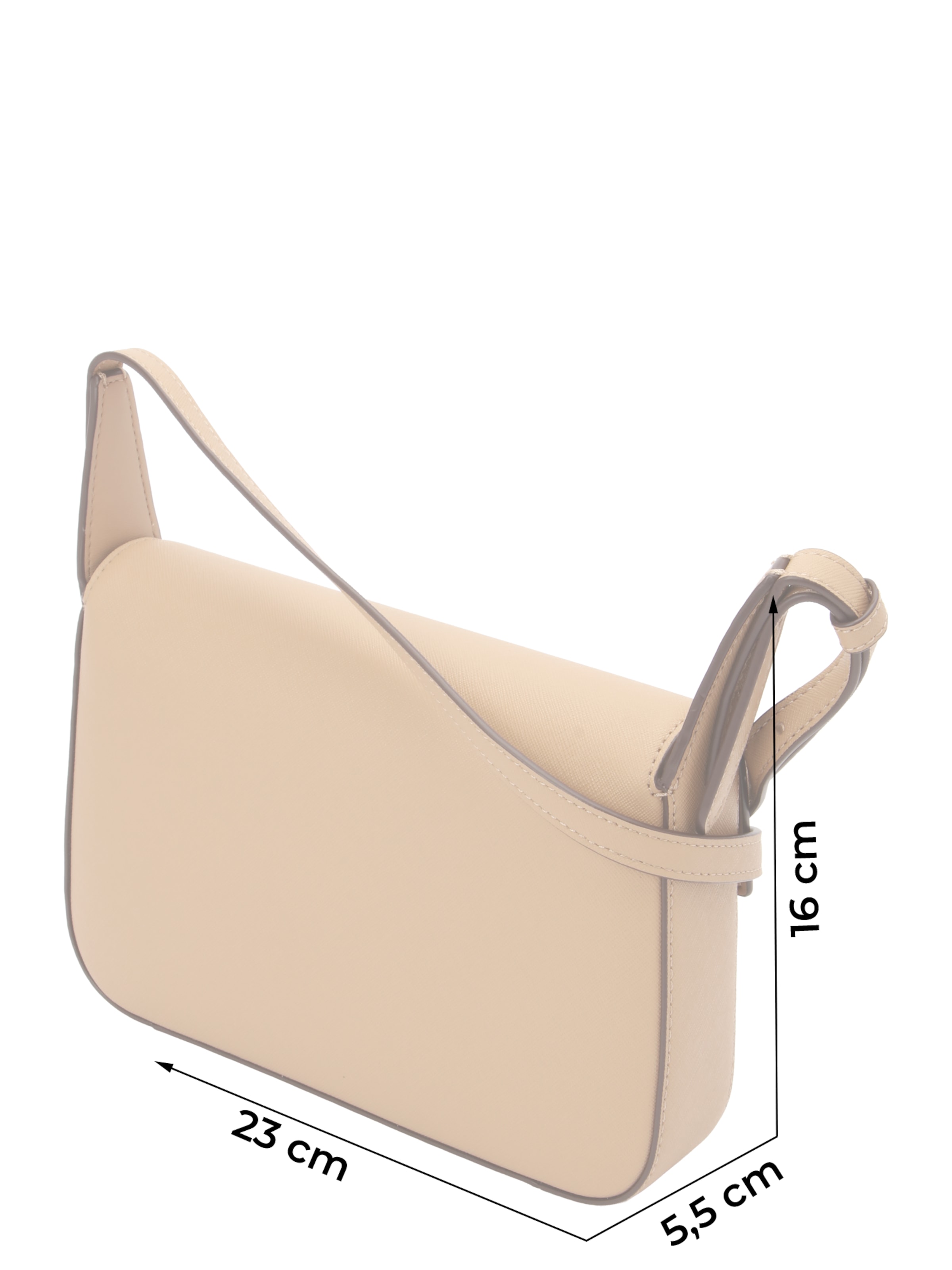 DKNY Schoudertas in Beige: voorkant