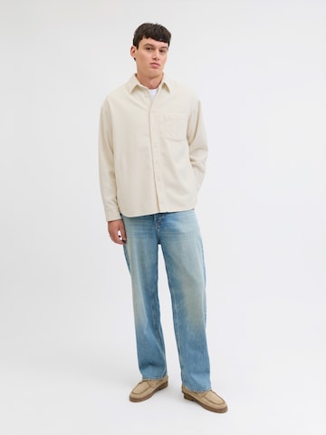 Fit confort Chemise 'JORINWOOD' JACK & JONES en blanc