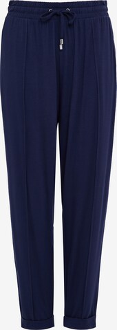 Threadbare Pleated Pants 'Steph' in Blue: front