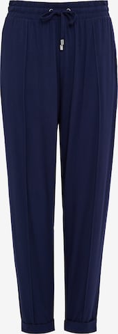 Regular Pantalon à plis 'Steph' Threadbare en bleu : devant