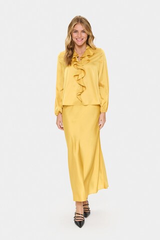 SAINT TROPEZ Bluse 'Lodisa' in Gelb