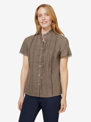 Linea Tesini by heine Bluse i grøn: forside